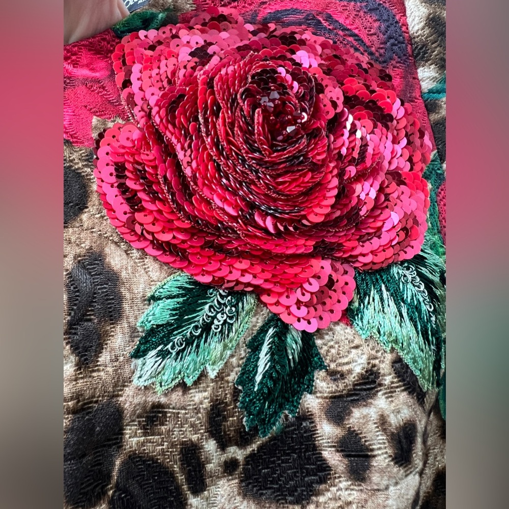 New! Ultra RARE Dolce & Gabbana Leopard Floral Women's Dress - Picture 14 of 14